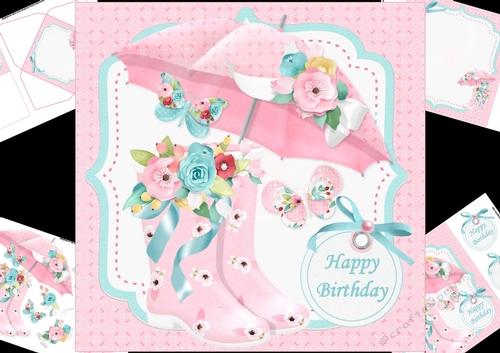 8x8 spring wellies mini kit