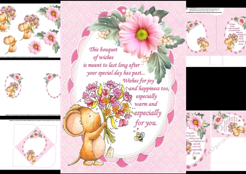 A boquet of wishes just for you mini kit