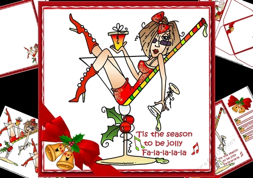 8x8 J.J tis the season mini kit