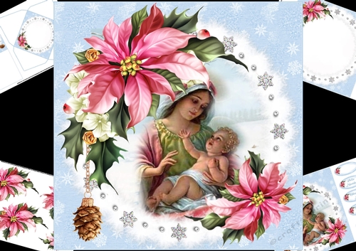 8x8 Christmas nativity 1 mini kit