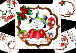7x7 Christmas Cuties mini kit 8
