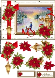 Sleigh ride home decoupage