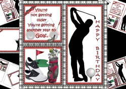 8x8 Another year to golf mini kit