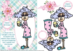 Stella has new insoles decoupage