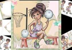 8x8 Netball girl revised mini kit 2