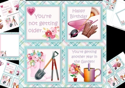 8x8 Another year of gardening ladies mini kit