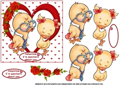 Im quackers about you Valentine 