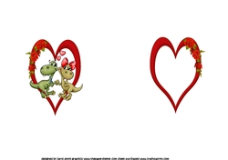 Rawr means I love you Valentine insert