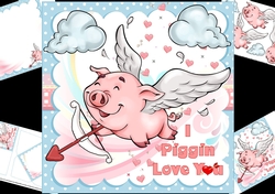 8x8 I piggin love you mini kit