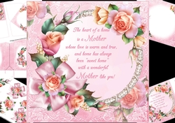 8x8 Spring roses for Mother mini kit