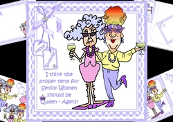 8x8 Stella and Edna about senior women mini kit