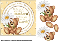 7x7 Just a mother bear