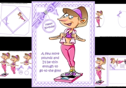 Linda steps on the scales mini kit