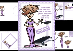 Rita on the treadmill mini kit
