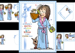 Lynn and her morning coffee mini kit