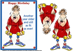 Birthday Guy fit as ever