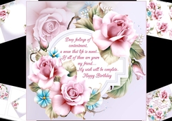 8x8 cool roses with verse mini kit