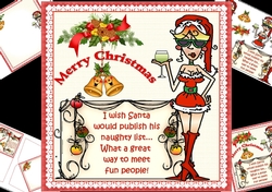 8x8 Rita wants Santas list mini kit