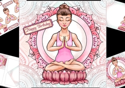 8x8 Lotus position birthday