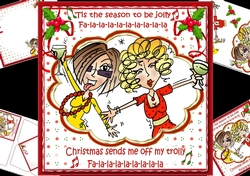 8x8 J.J and Scarlett Christmas cheer mini kit