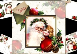 8x8 Vintage Santa mini kit
