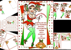 Santa has seen your FB pics mini kit