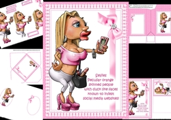 Pucker up for your birthday mini kit