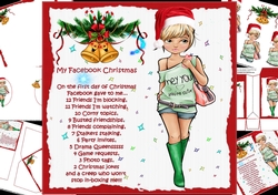 8x8 teen diva Facebook Christmas mini kit