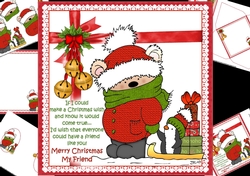 8x8 My Christmas friend mini kit