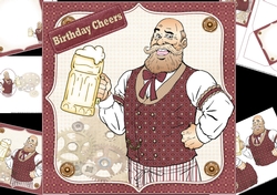 8x8 Birthday cheers mini kit