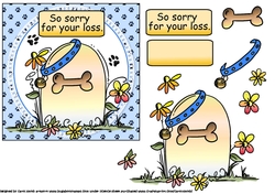 Special dog condolences boy