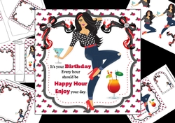 7x7 Happy hour birthday mini kit