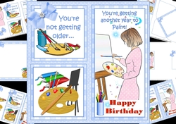 8x8 another year to paint ladies mini kit
