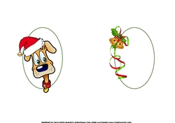 I woof Christmas insert