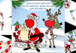 8x8 Rudolph and his mask mini kit