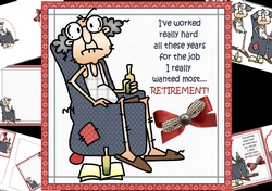 8x8 Gus worked hard for retirement mini kit