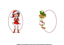 7x7 Fun and games naughty list girl inset