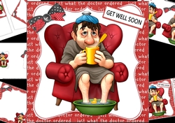8x8 Get well soon mini kit