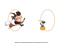 Flying with the big girls Halloween insert