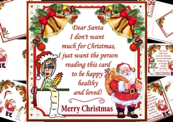 8x8 Dear Santa mini kit
