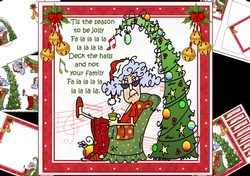 8x8 Stella decks the halls mini kit