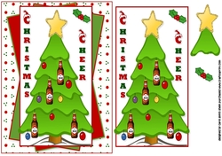 Christmas cheer beer quick card