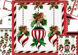 8x8 The Christmas baubles mini kit 1