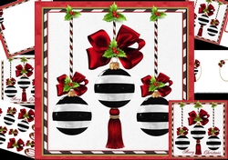 8x8 The Christmas baubles mini kit 2