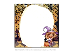 7x7 Adorable witch insert