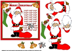 6x6 Santa meets the dog
