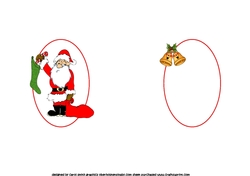 6x6 Santa meets the dog insert