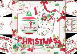 8x8 Babys first Christmas 2 mini kit