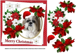 7x7 Shih Tzu Christmas wishes