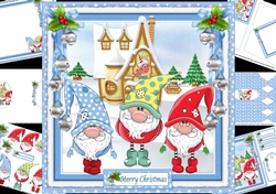 8x8 Santas workshop gnomes mini kit